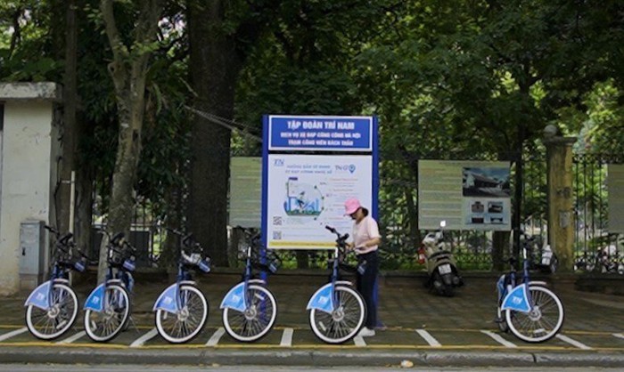 Trải nghiệm dịch vụ xe đạp công nghệ số Hà Nội - Ảnh 1.