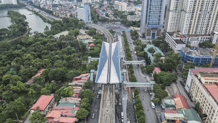 Cận cảnh nhà ga dự án đường sắt đô thị Nhổn - Ga Hà Nội đã hoàn thành 99,54% - Ảnh 17.