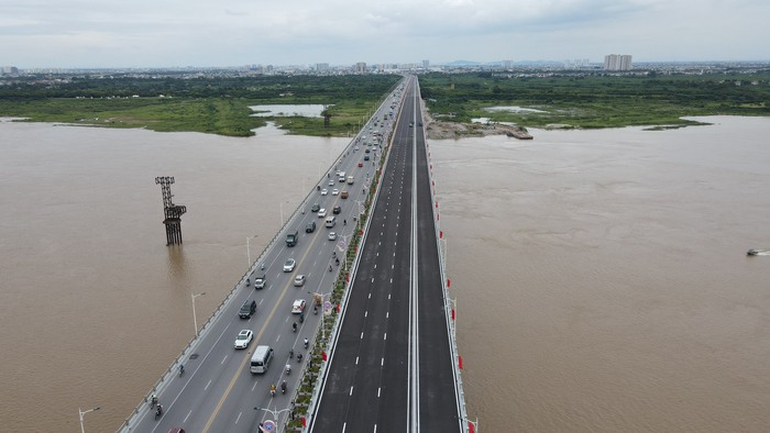 Hà Nội: Khánh thành cầu Vĩnh Tuy 2 vượt sông Hồng trị giá 2.500 tỷ đồng - Ảnh 4.