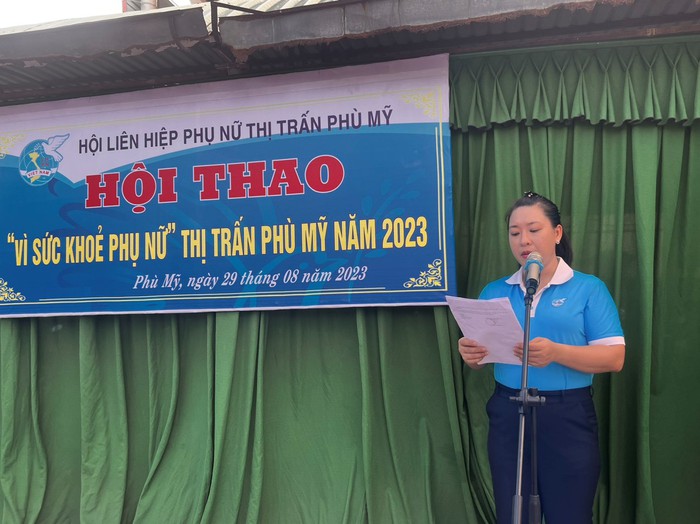 Phù Mỹ (Bình Định):  Sôi nổi Hội thao “Vì sức khỏe phụ nữ” năm 2023 - Ảnh 2.