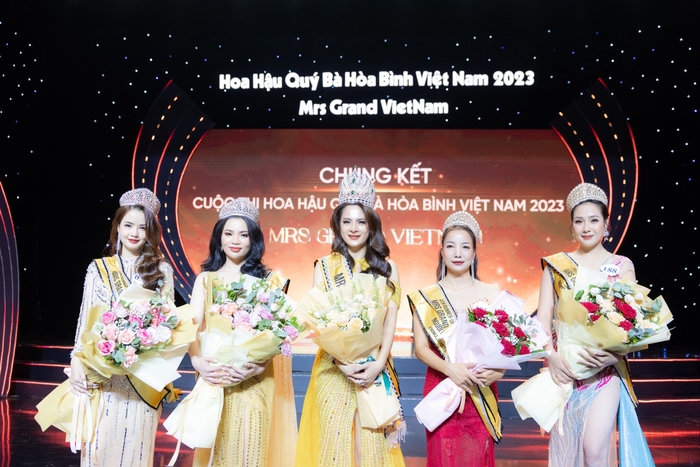 Top 5 Hoa hậu Quý bà Hòa bình Việt Nam 2023