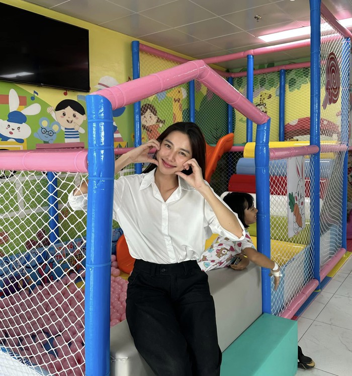 Cận cảnh khu vui chơi do Hoa hậu Thùy Tiên trao tặng các em bé ở BV Nhi Đồng 1  - Ảnh 8.