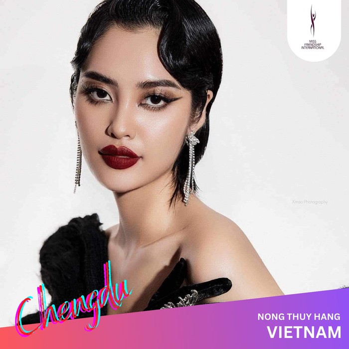 Nông Thúy Hằng là đại diện Việt Nam tại cuộc thi Hoa hậu Hữu nghị Quốc tế 2023