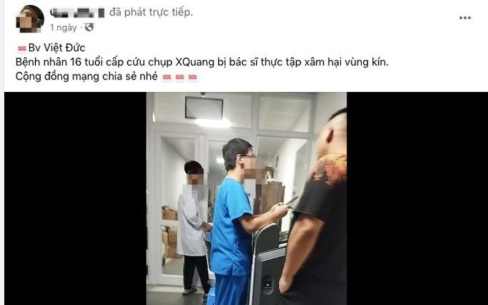 Nhân viên chụp X-quang Bệnh viện Việt Đức bị tố thiếu chuẩn mực với cô gái 16 tuổi