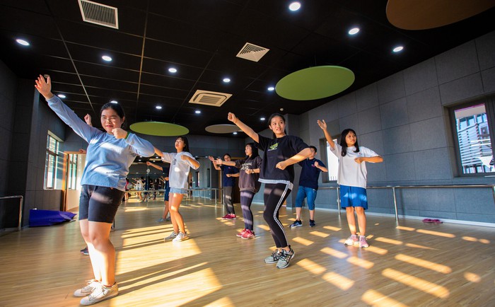 Ký túc xá trường TH School Hòa Lạc có rất nhiều CLB thể dục thể thao cho học sinh vận động sau những giờ lên lớp.