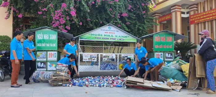 Hội LHPN xã Mỹ Trinh: Tập trung phong trào chống “rác thải nhựa” - Ảnh 6.