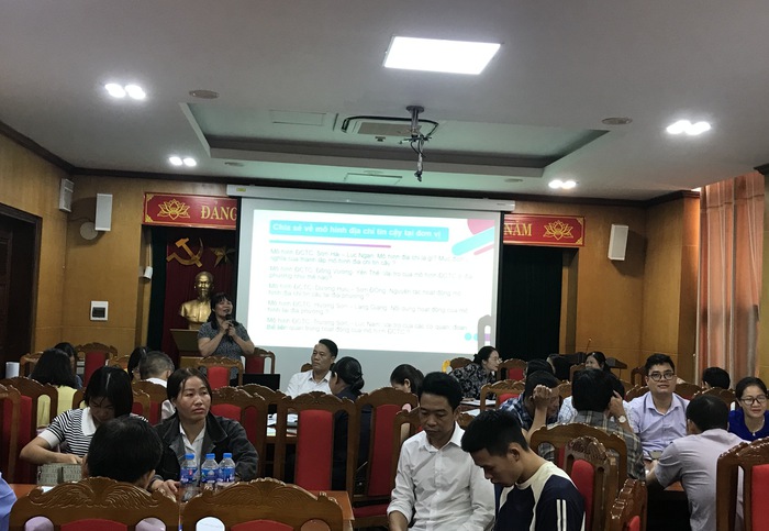 Bắc Giang: Tập huấn hướng dẫn củng cố nâng cấp mô hình địa chỉ tin cậy tại cộng đồng - Ảnh 1.