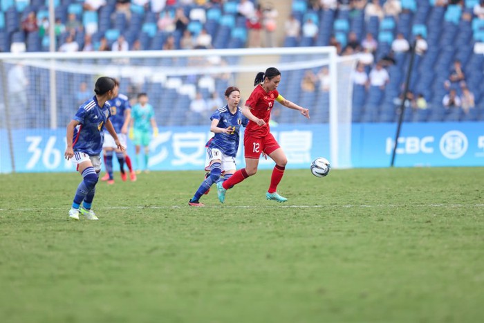 ASIAD 19: Thua đậm Nhật Bản 0-7, đội tuyển nữ Việt Nam bị loại  - Ảnh 1.