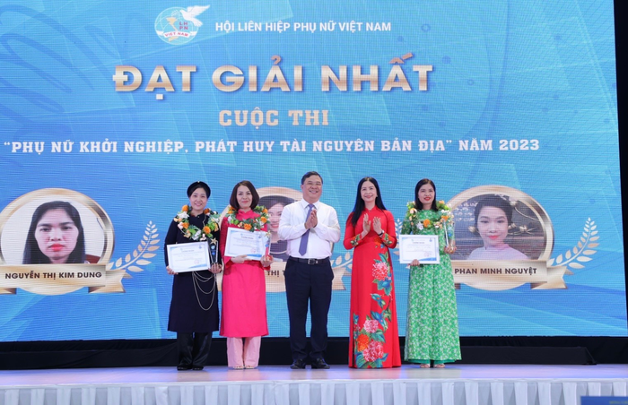 Bắc Giang giành giải Nhất vòng chung kết cấp vùng miền Bắc cuộc thi Phụ nữ khởi nghiệp - Ảnh 2.