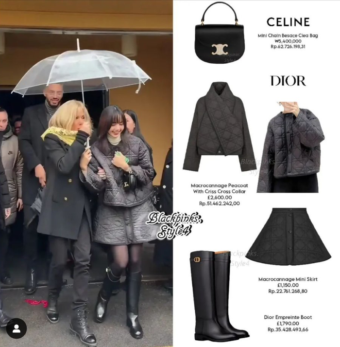 Celine có chạnh lòng khi Lisa diện đồ Dior xuống phố cùng Đệ nhất phu nhân Pháp?- Ảnh 4.