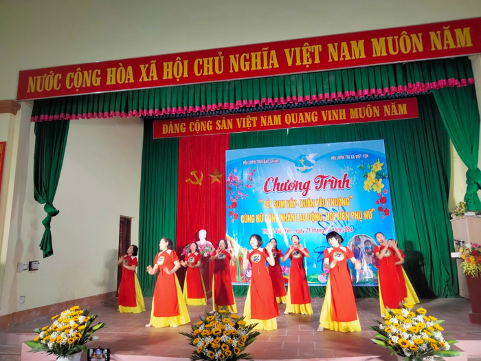 Bắc Giang: 200 nữ công nhân lao động, hội viên phụ nữ tham gia Tết sum vầy- Ảnh 2.