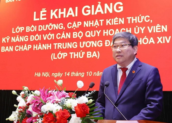 Tổng Bí thư, Chủ tịch nước Tô Lâm dự khai giảng lớp bồi dưỡng cán bộ quy hoạch Ủy viên Trung ương Đảng khóa XIV- Ảnh 7.