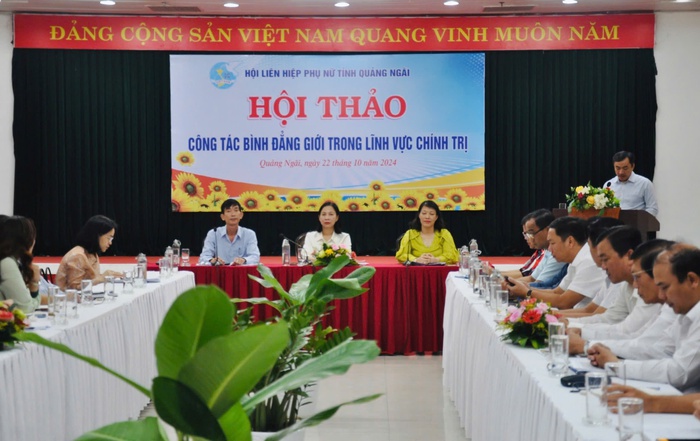 Quảng Ngãi: Bàn về công tác bình đẳng giới trong lĩnh vực chính trị- Ảnh 1.