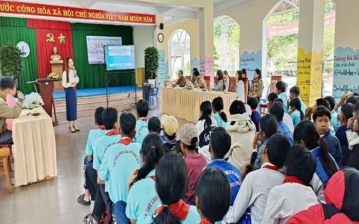 Lâm Đồng: Học sinh dân tộc thiểu số thay đổi tích cực từ hoạt động "Thủ lĩnh của sự thay đổi"- Ảnh 1.