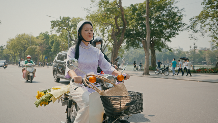 NSƯT Chiều Xuân trong phim "Hà Nội trong mắt em"