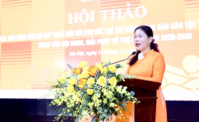 "Hiến kế" vì sự phát triển bền vững của phụ nữ, trẻ em vùng dân tộc thiểu số và miền núi - Ảnh 2.