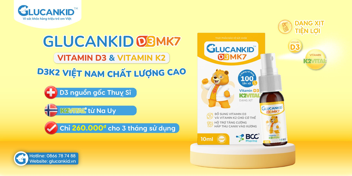 Giải mã sức hút của TPBVSK Glucankid D3MK7- D3K2 giúp bé tăng cường hấp thu canxi vượt trội- Ảnh 3.