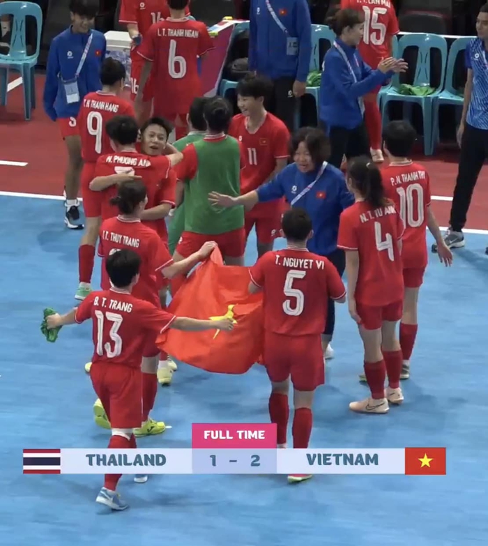 Đánh bại Thái Lan, đội tuyển nữ Việt Nam vô địch giải Futsal nữ Đông Nam Á 2024- Ảnh 3.