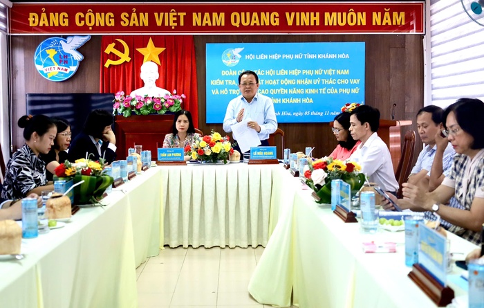 Kiểm tra, giám sát hoạt động nhận ủy thác cho vay và hỗ trợ nâng cao quyền năng kinh tế của phụ nữ tại Khánh Hòa- Ảnh 1.