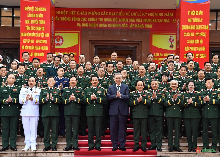 Toàn văn phát biểu của Tổng Bí thư Tô Lâm tại Lễ kỷ niệm 80 năm Ngày truyền thống Tổng cục Chính trị Quân đội nhân dân Việt Nam- Ảnh 2.