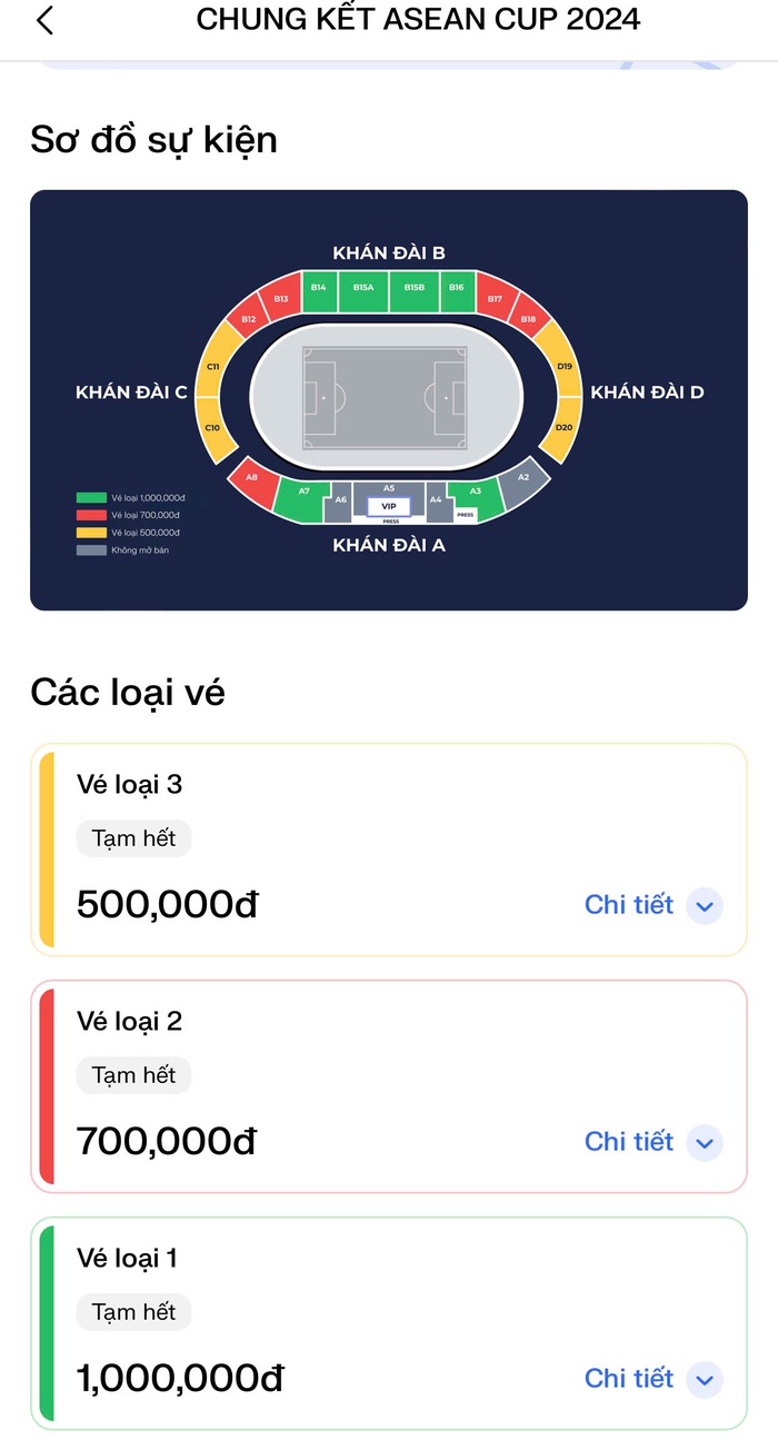 Vé xem chung kết ASEAN Cup 2024 được hét giá 10 triệu đồng 1 cặp trên "chợ đen online"- Ảnh 1.