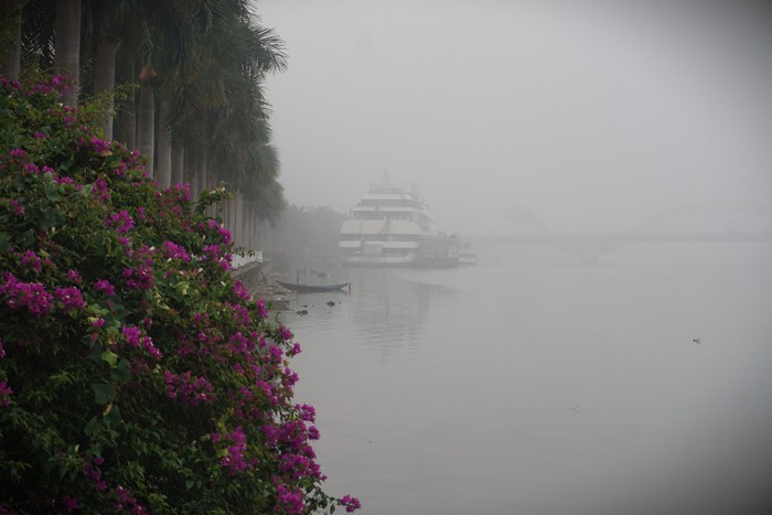 Ảnh: Phố phường Đà Nẵng "chìm" trong sương mù dày đặc hiếm thấy- Ảnh 11.