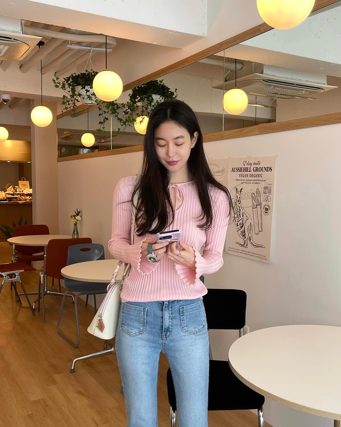 Quý cô Hàn Quốc có phong cách diện đồ màu pastel trẻ trung, sang xịn mịn- Ảnh 5.