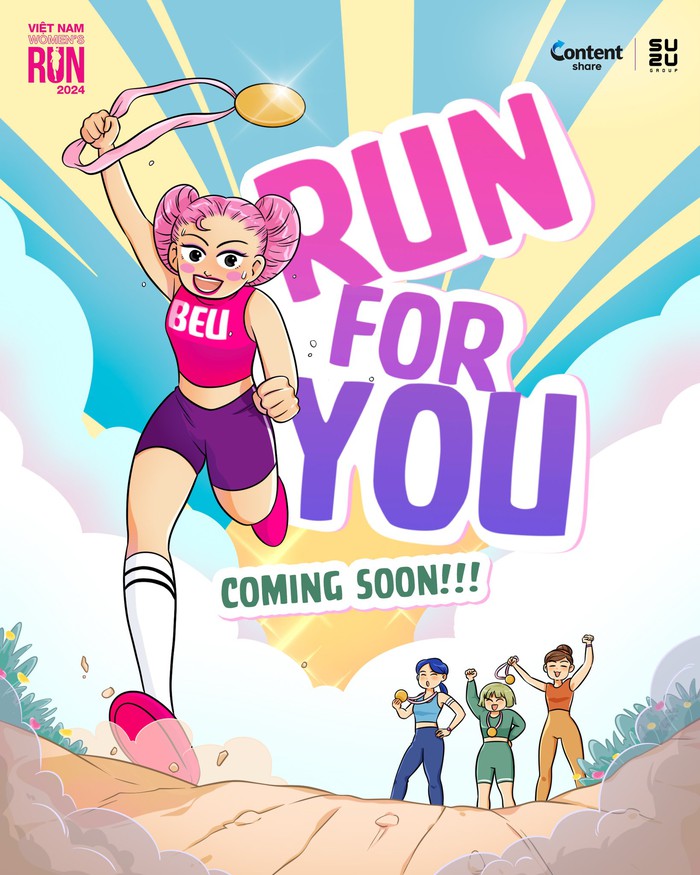 Ca khúc chủ đề “Run for you” truyền cảm hứng đến phụ nữ Việt để tự tin bước vào hành trình mới sẽ ra mắt vào ngày 20/3