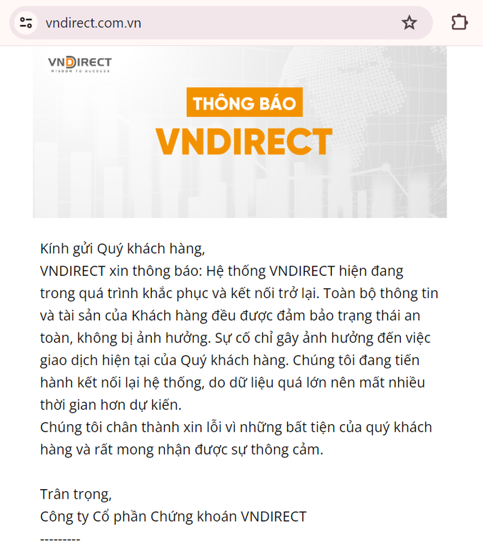 Nhìn thấy gì từ sự cố VNDirect bị tấn công?- Ảnh 1.