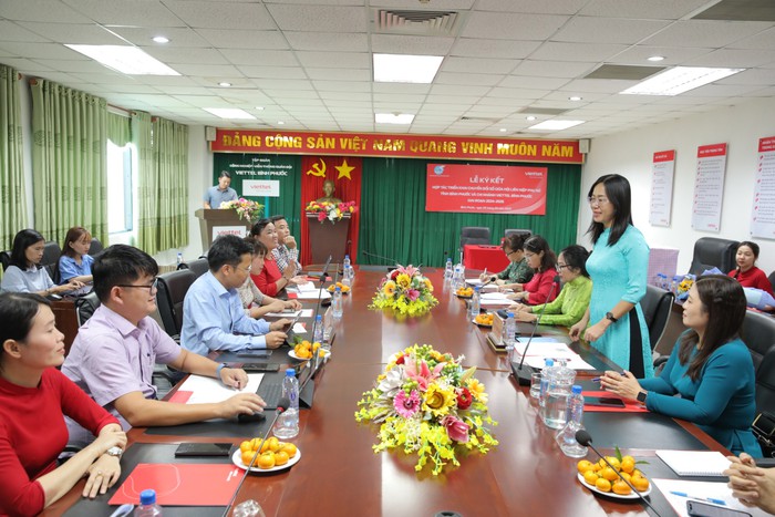 Hội LHPN tỉnh Bình Phước ký kết hợp tác triển khai chuyển đổi số- Ảnh 1.