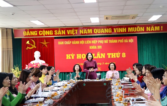 Bà Phạm Thị Mỹ Hoa được bầu làm Phó Chủ tịch Hội LHPN Hà Nội khoá XVI, nhiệm kỳ 2021-2026- Ảnh 1.