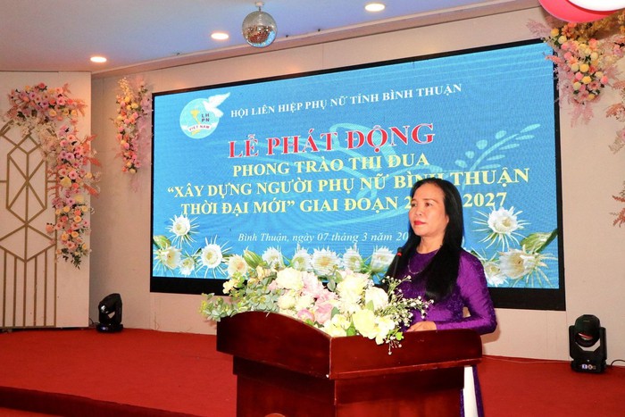 Phát động Phong trào thi đua "Xây dựng người Phụ nữ Bình Thuận thời đại mới"- Ảnh 1.