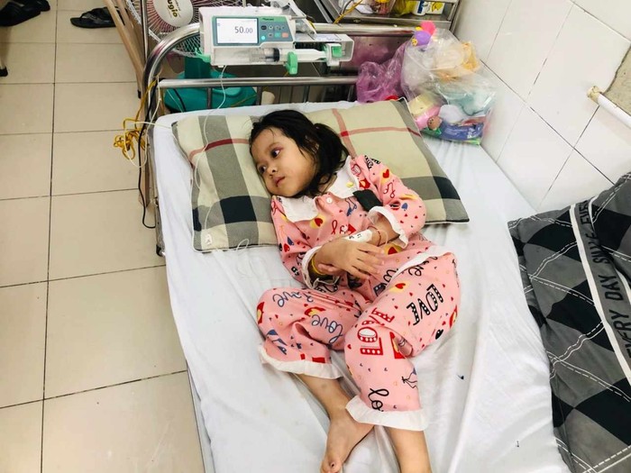 Bé gái 5 tuổi nằm viện nhiều hơn ở nhà, mong ghép tuỷ để được sống- Ảnh 1.