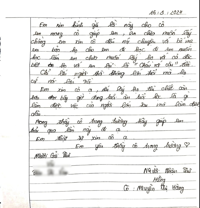 Bài 1: Lá thư cầu cứu của nữ sinh lớp 8 người Mông bị ép bỏ học lấy chồng- Ảnh 1.