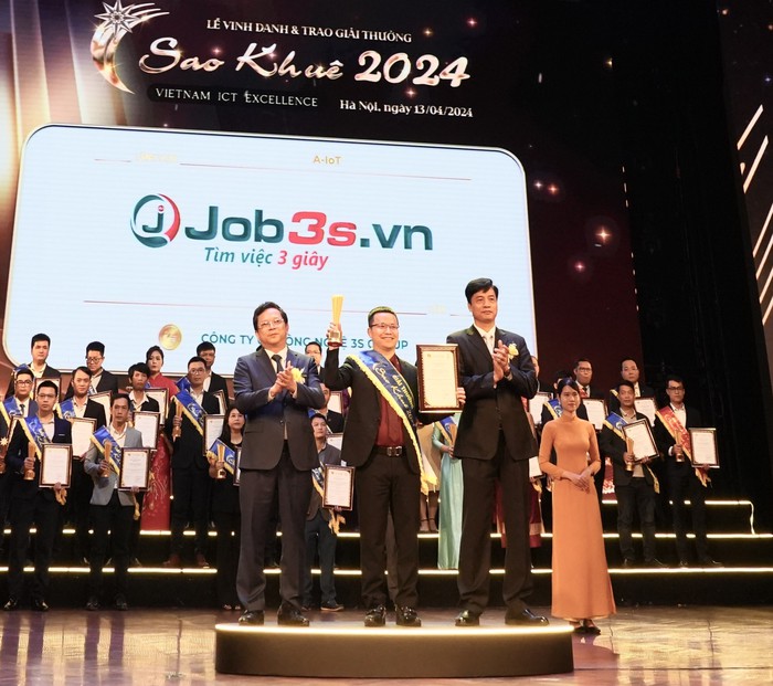Nền tảng tuyển dụng Job3s.vn giành giải thưởng Sao Khuê 2024- Ảnh 1.