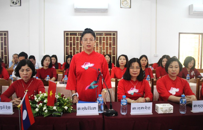 Hội LHPN tỉnh Phú Thọ thăm hữu nghị Hội LHPN tỉnh Luông Nậm Thà (Lào)- Ảnh 1.