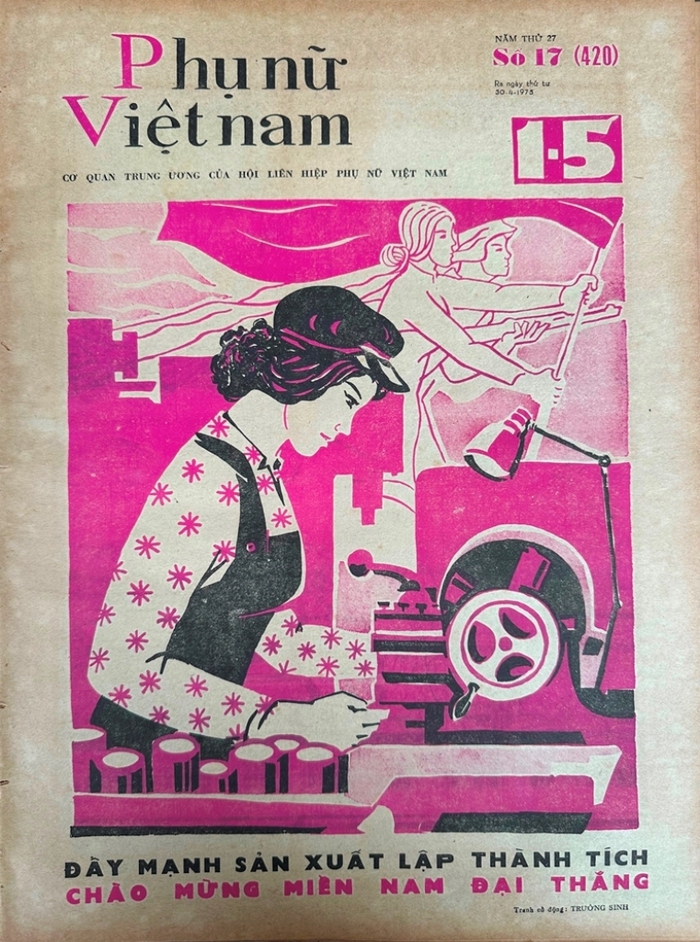 Nhìn lại ngày hội thống nhất non sông qua những trang Báo Phụ nữ Việt Nam- Ảnh 1.
