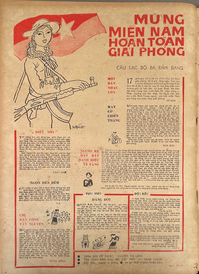 Nhìn lại ngày hội thống nhất non sông qua những trang Báo Phụ nữ Việt Nam- Ảnh 2.