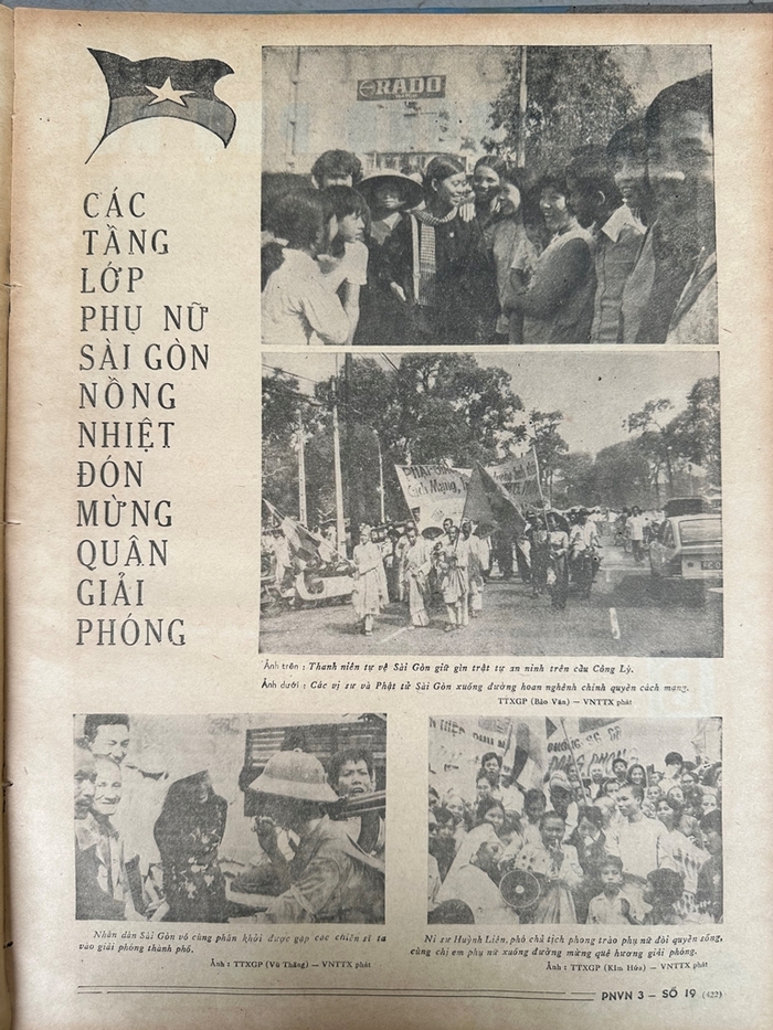 Nhìn lại ngày hội thống nhất non sông qua những trang Báo Phụ nữ Việt Nam- Ảnh 6.
