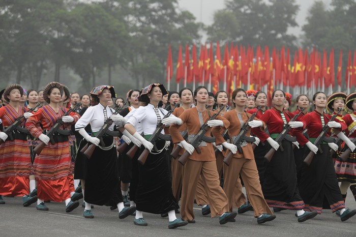 Nhiều khối nữ tiêu biểu sẽ tham gia diễu binh, diễu hành trong Lễ kỷ niệm 70 năm Chiến thắng Điện Biên Phủ - Ảnh 6.