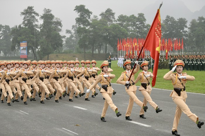 Nhiều khối nữ tiêu biểu sẽ tham gia diễu binh, diễu hành trong Lễ kỷ niệm 70 năm Chiến thắng Điện Biên Phủ - Ảnh 7.