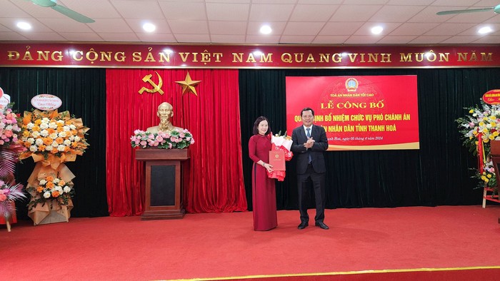 Bà Ngô Thị Hà giữ chức Phó Chánh án TAND tỉnh Thanh Hóa- Ảnh 1.
