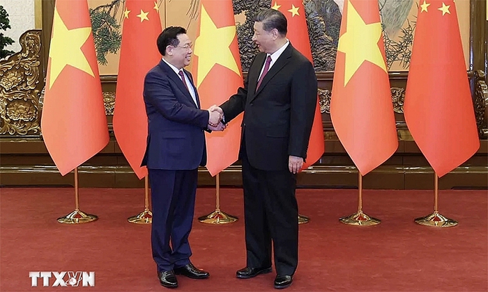 Hình ảnh về hoạt động của Chủ tịch Quốc hội Vương Đình Huệ trong chuyến thăm chính thức Trung Quốc- Ảnh 1.