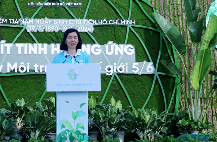 Hội LHPN Việt Nam kêu gọi phụ nữ và mỗi người dân cam kết bảo vệ môi trường - Ảnh 1.