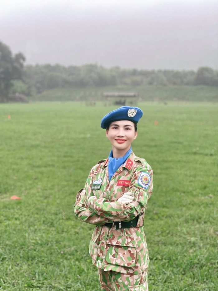 Nhiều nữ quân nhân Khối lực lượng gìn giữ hoà bình gửi con nhỏ cho cha mẹ già để tham gia diễu binh- Ảnh 2.