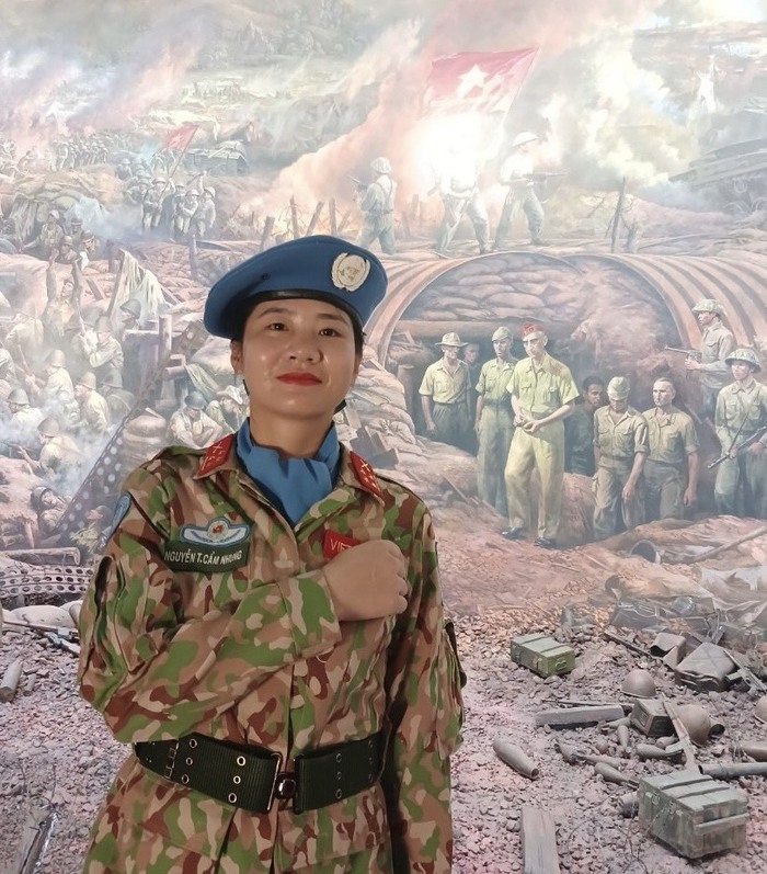 Nhiều nữ quân nhân Khối lực lượng gìn giữ hoà bình gửi con nhỏ cho cha mẹ già để tham gia diễu binh- Ảnh 3.