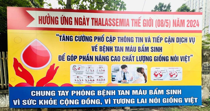 Ngày Thalassemia thế giới 8/5: Tiếp cận thông tin, góp phần nâng cao chất lượng giống nòi Việt- Ảnh 1.