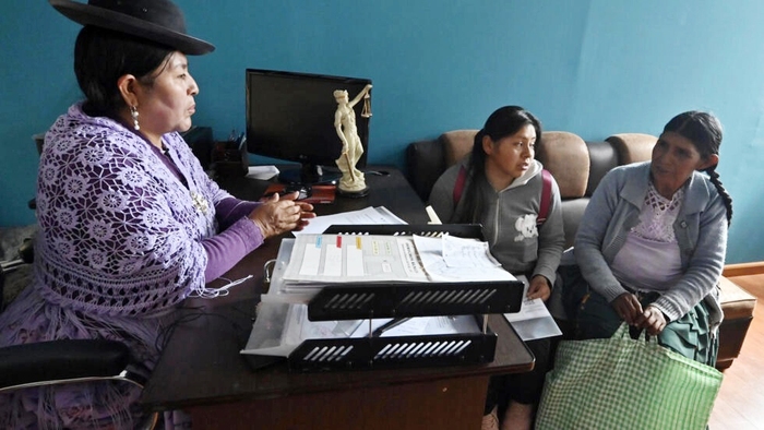 Người bảo vệ quyền của phụ nữ bản địa ở Bolivia- Ảnh 1.