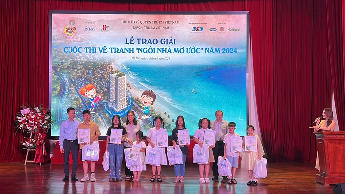 Có 275 trẻ em được trao giải cuộc thi vẽ tranh 