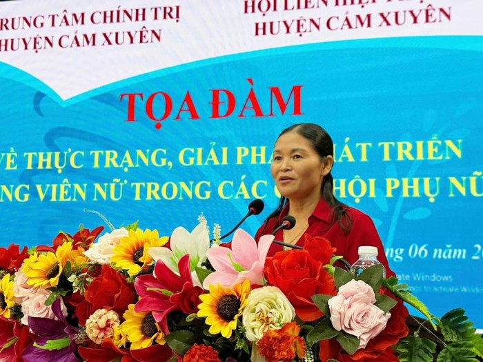 Cẩm Xuyên (Hà Tĩnh): Tọa đàm về phát triển đảng viên trong tổ chức Hội cơ sở- Ảnh 1.